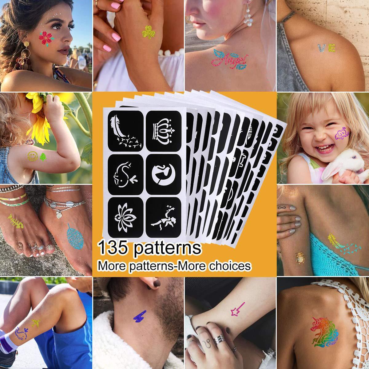 Diamond Glitter Tattoo Set Semi-Permanent