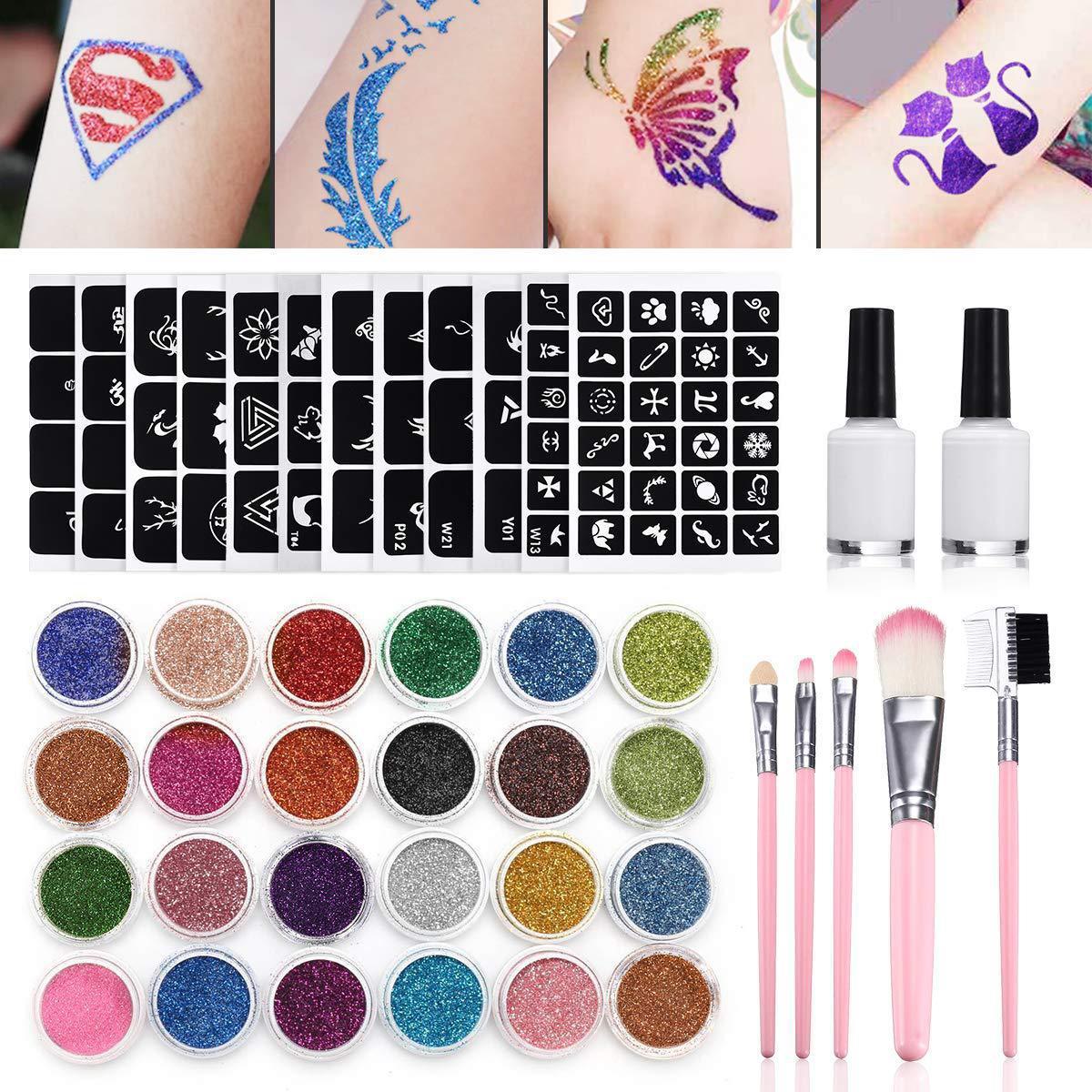 Diamond Glitter Tattoo Set Semi-Permanent