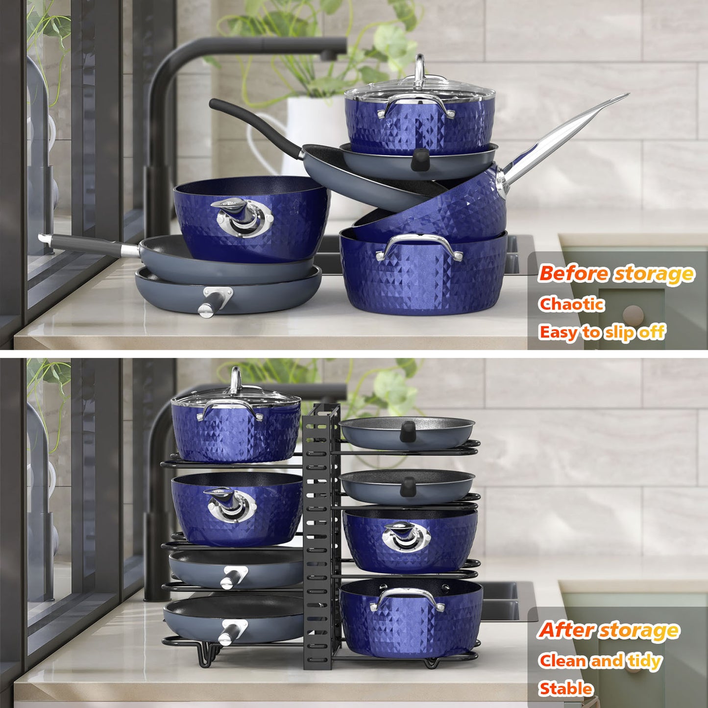 Pot and pan organizer