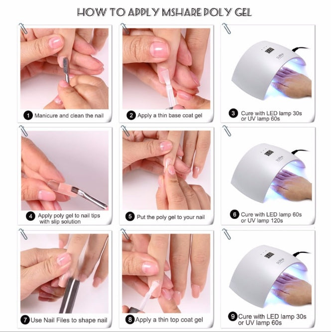 Gentle on nails Acrylic Poly Gel