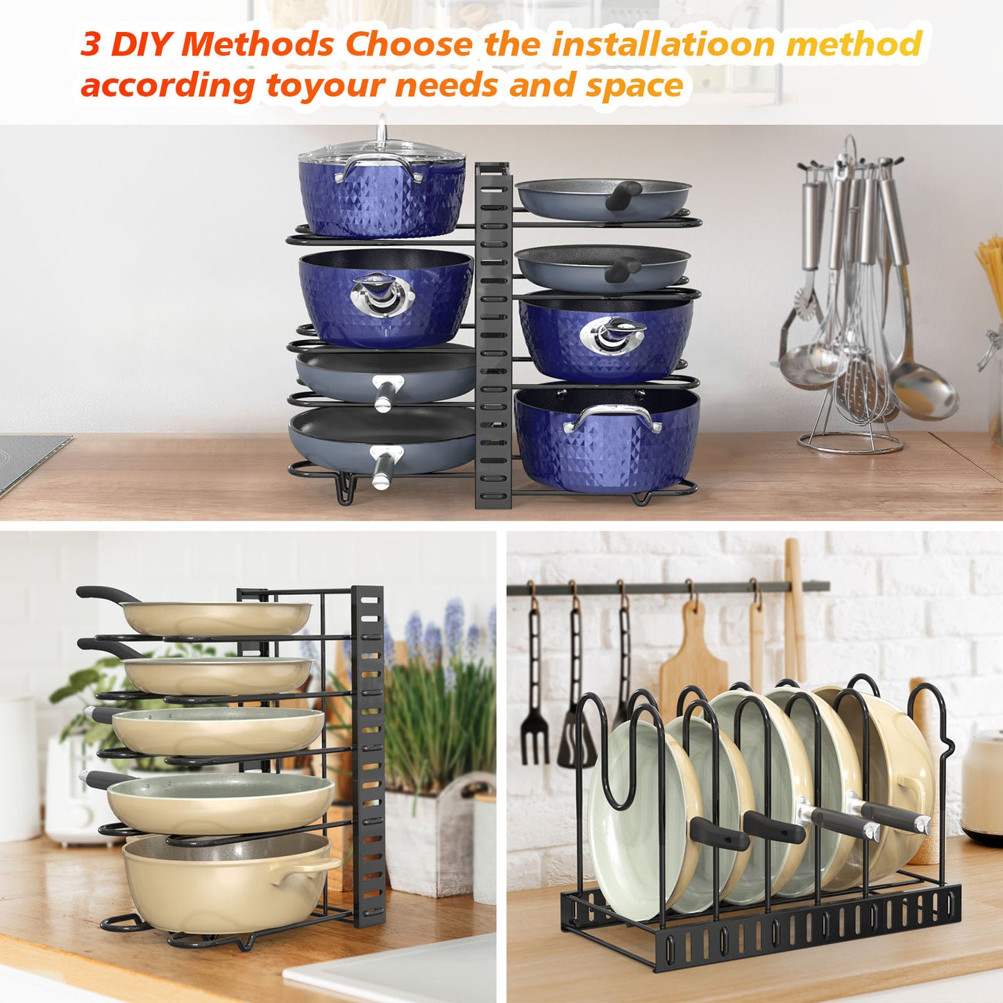 Pot and pan organizer