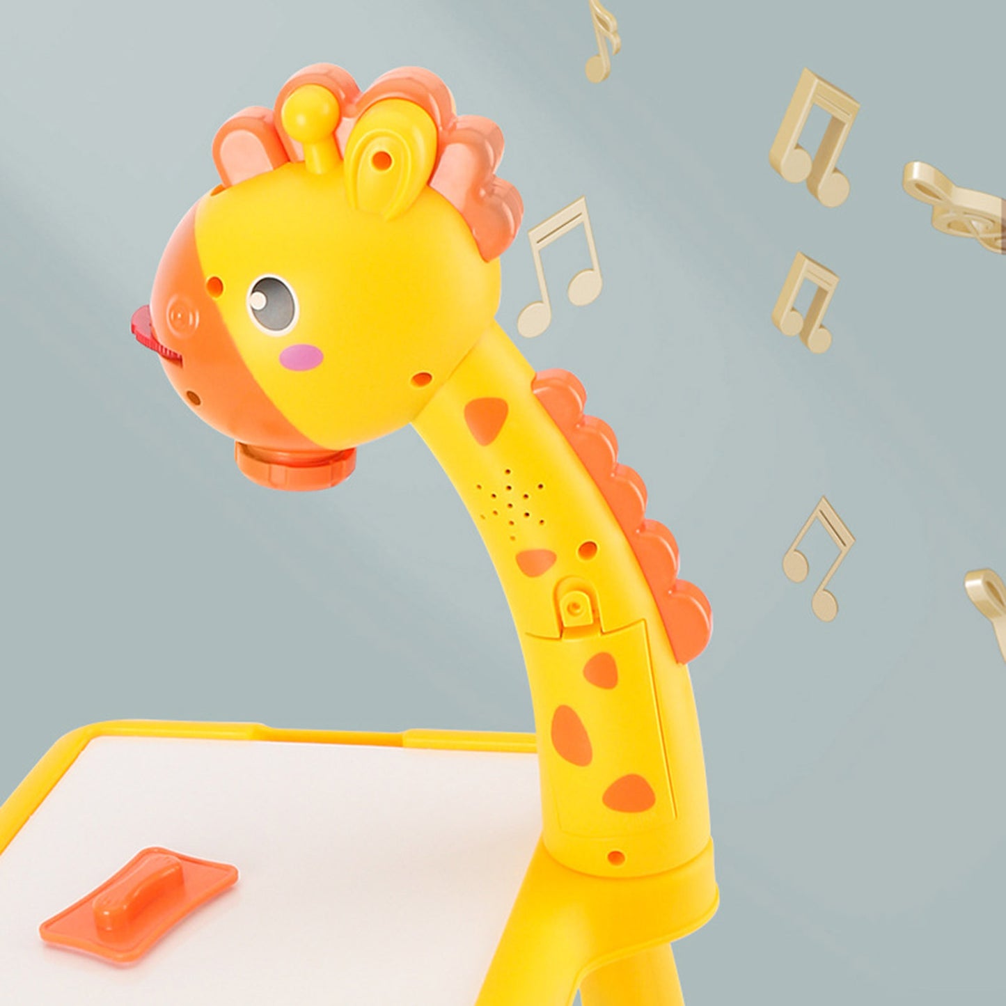 Children's LED projector and painting desk