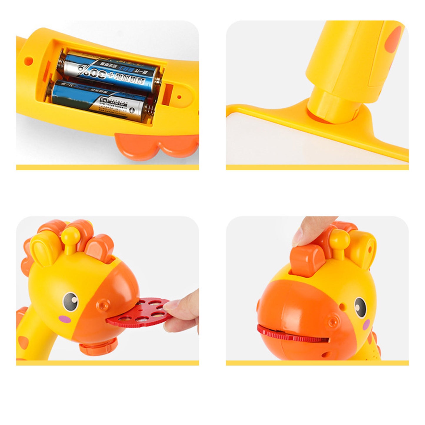 Children's LED projector and painting desk