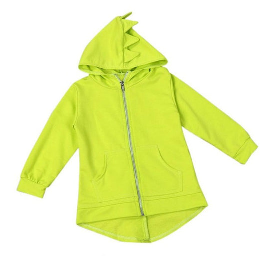 Boys dinosaur yellow hoodie