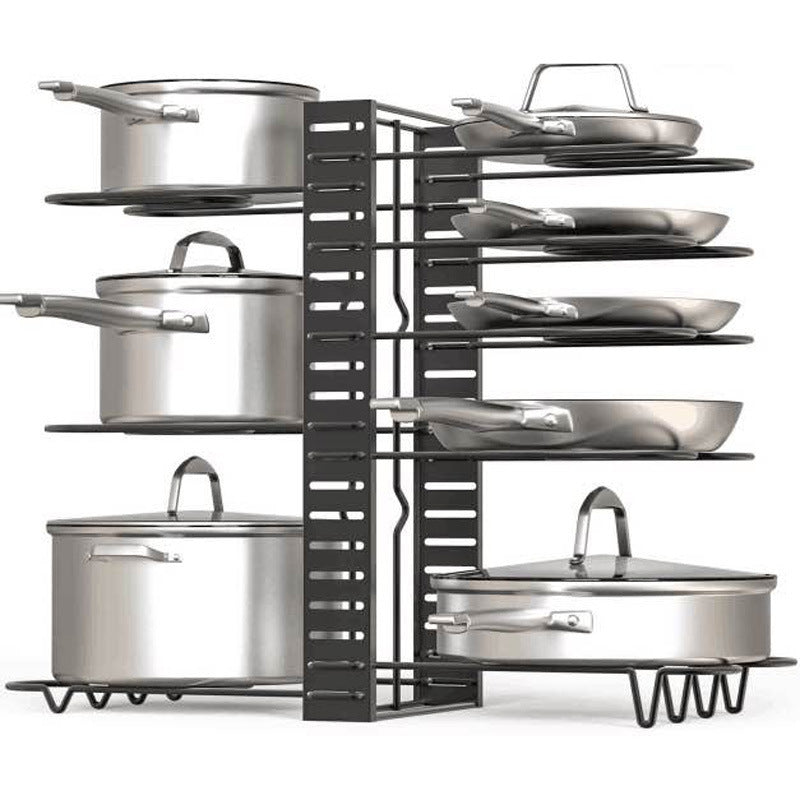 8 Tier Iron Storage Rack Kitchen Organizer