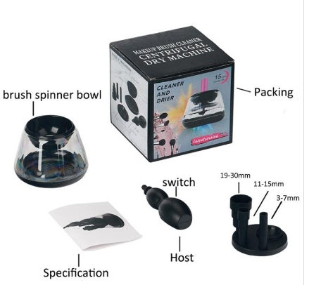 Make-up brush electric cleaning 