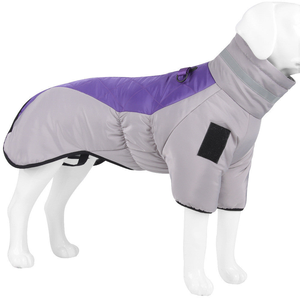 New dog clothes thickened with reflective heat accessories for pets