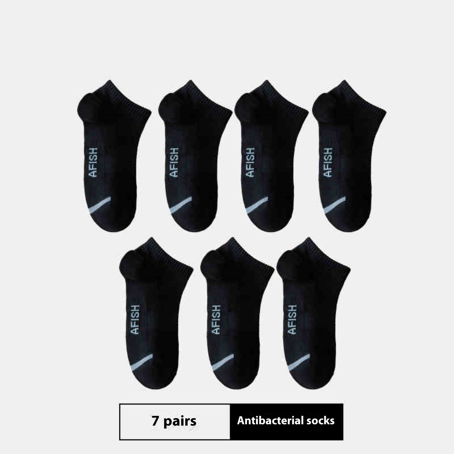 Short breathable socks for men