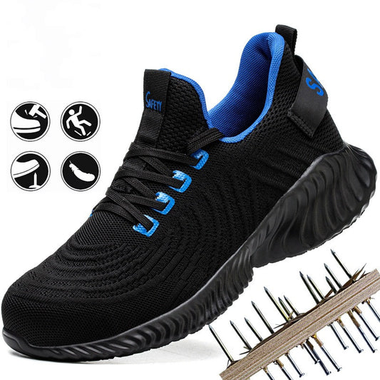 Comfortable, breathable Four Seasons Anti-crushing and anti-penetration Work Shoes 