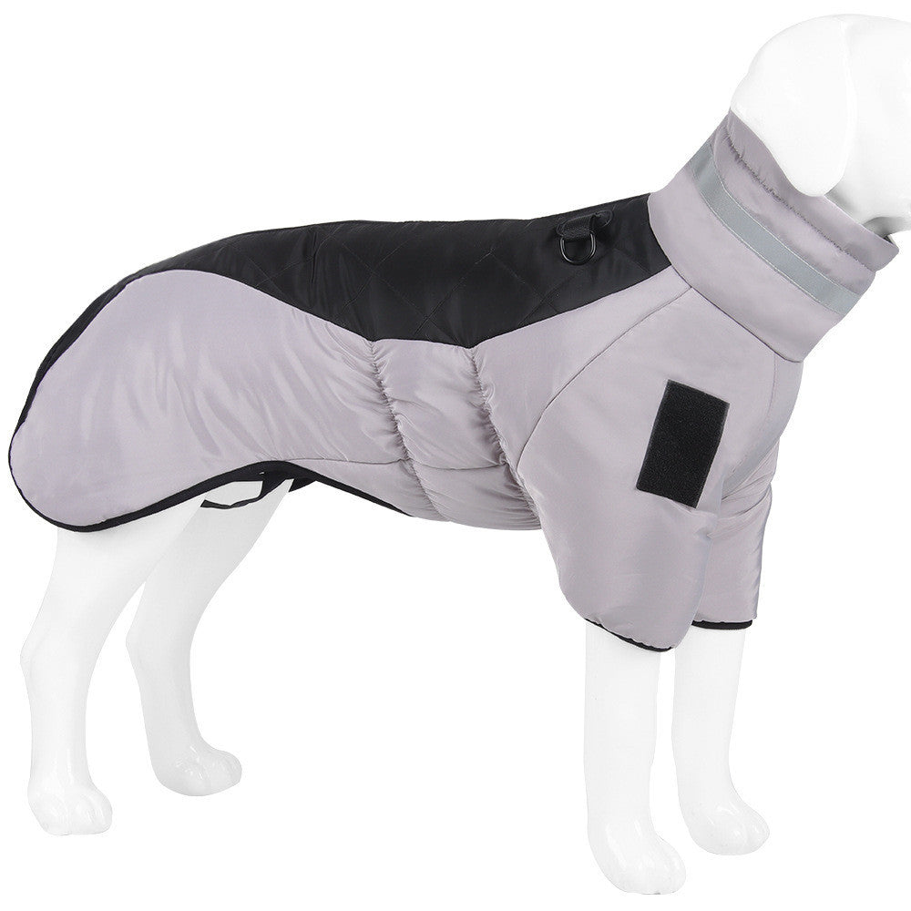 New dog clothes thickened with reflective heat accessories for pets