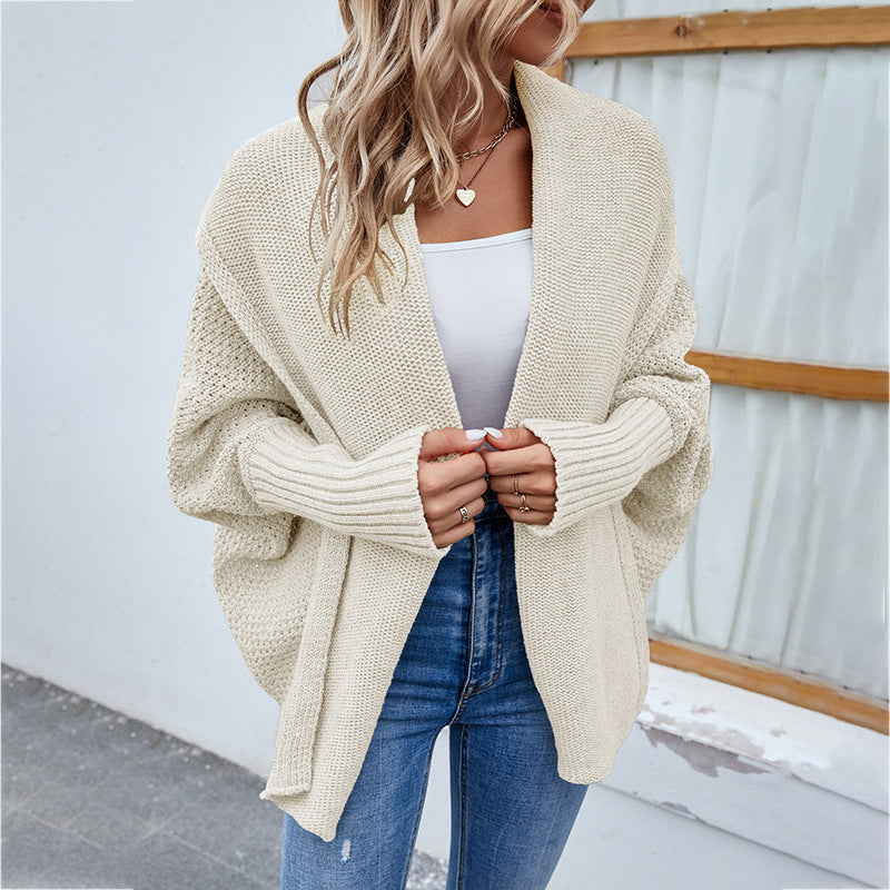 New Loose Knit Cardigan Autumn and Winter Fashion Jacket for Women's Clothing