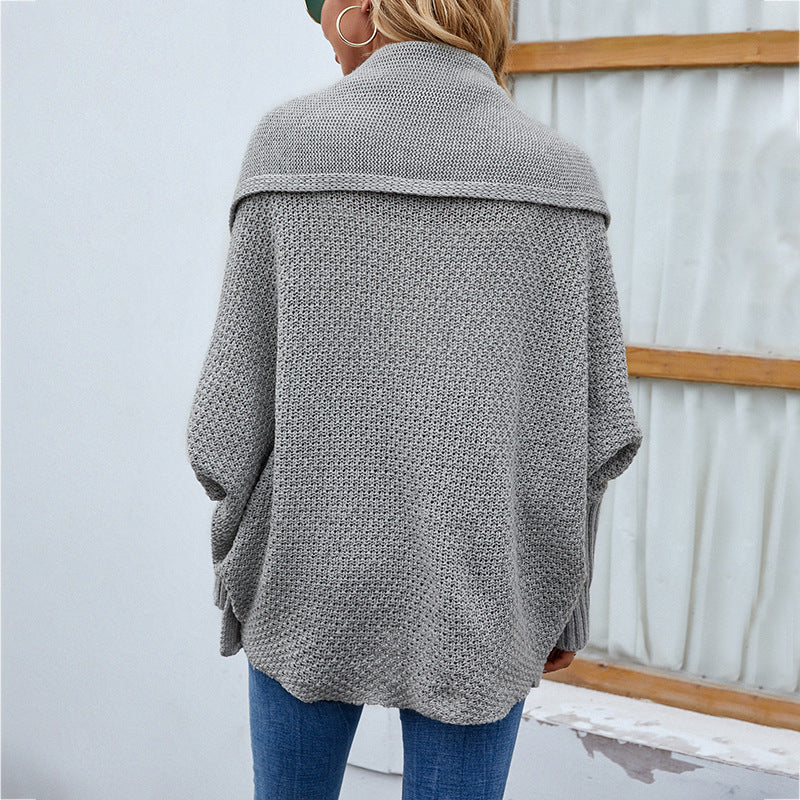 New Loose Knit Cardigan Autumn and Winter Fashion Jacket for Women's Clothing