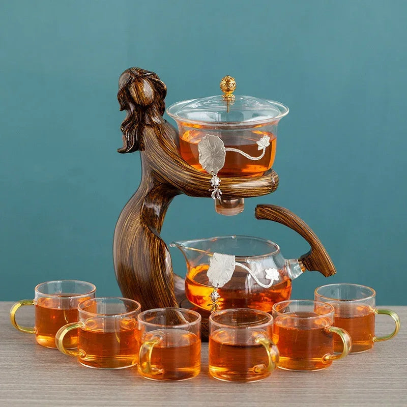 Maid Semi-automatic tea service Tea making Kung-Fu teapot 