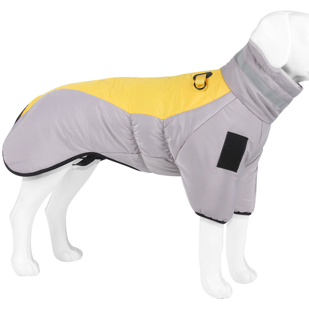 New dog clothes thickened with reflective heat accessories for pets