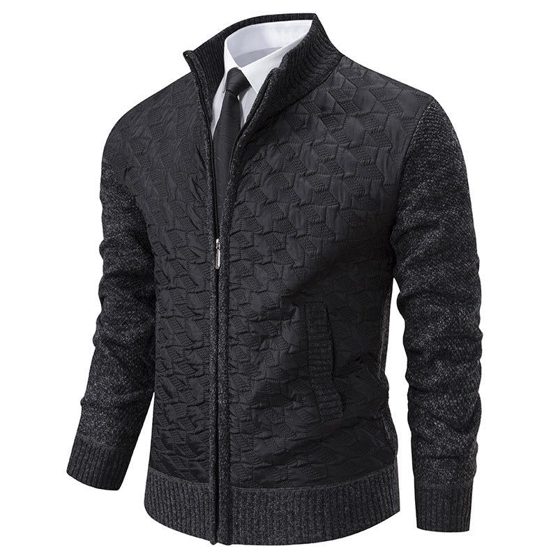 Trendy Long Sleeve Slim Fit Jackets with Stand Collar - Perfect for Autumn/Winter