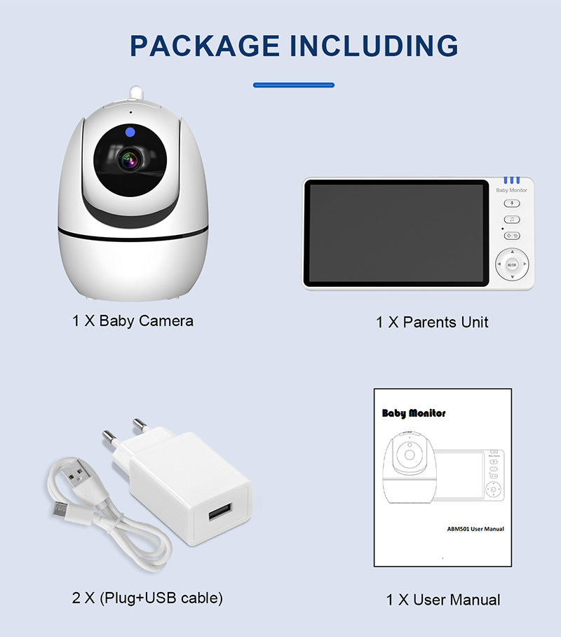 European design Baby Monitor with feeding alarm