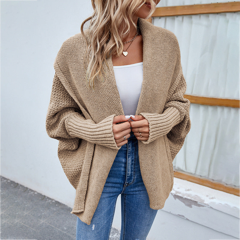 New Loose Knit Cardigan Autumn and Winter Fashion Jacket for Women's Clothing