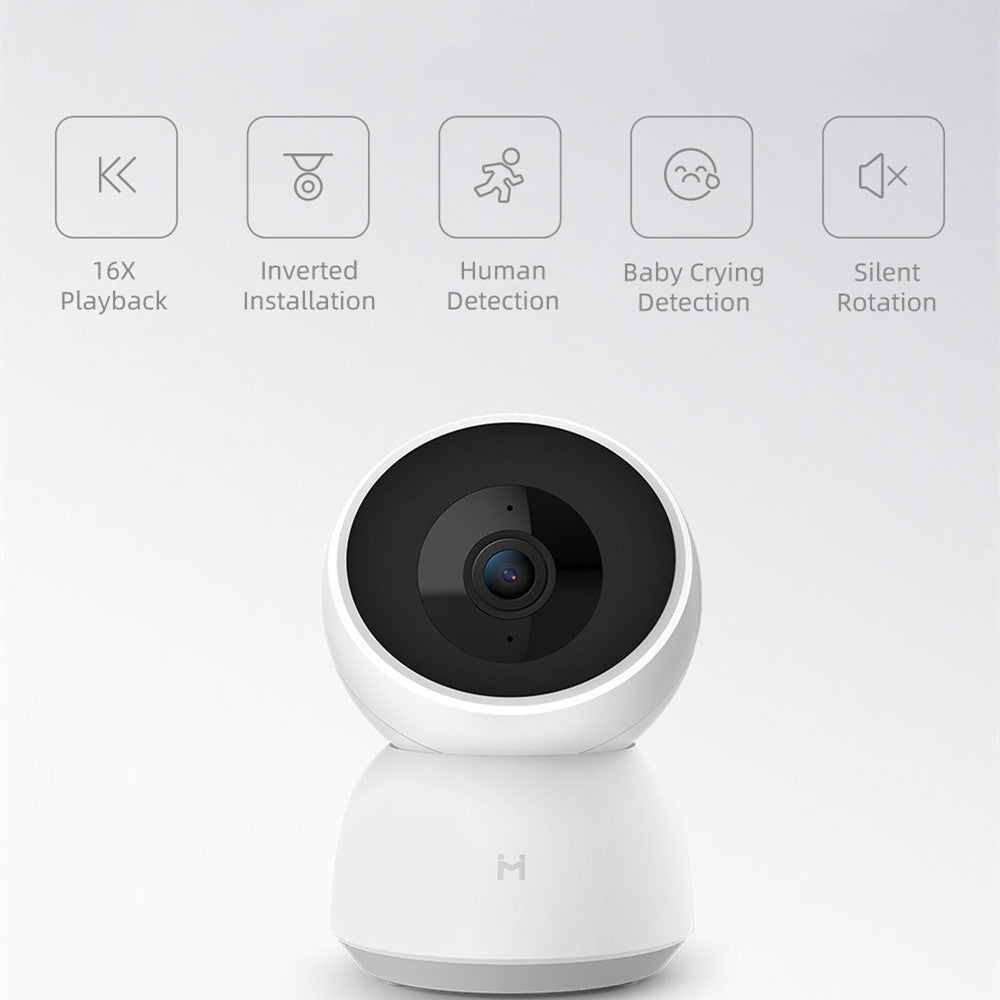 Indoor child surveillance camera connected to mobile