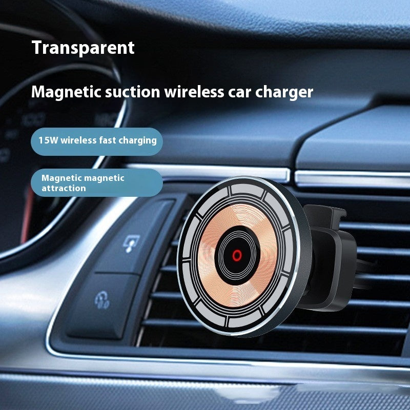 Magnetic wireless car charger