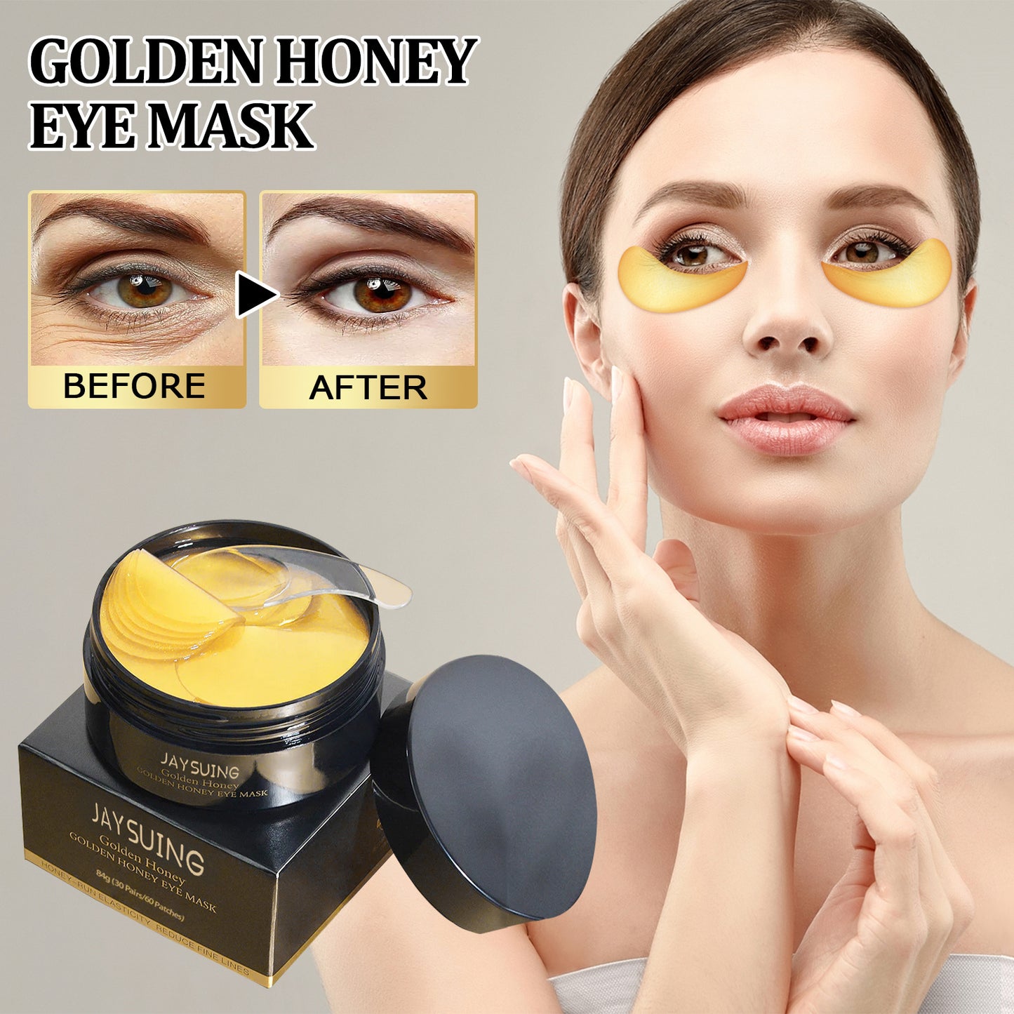 Gold snail collagen eye mask