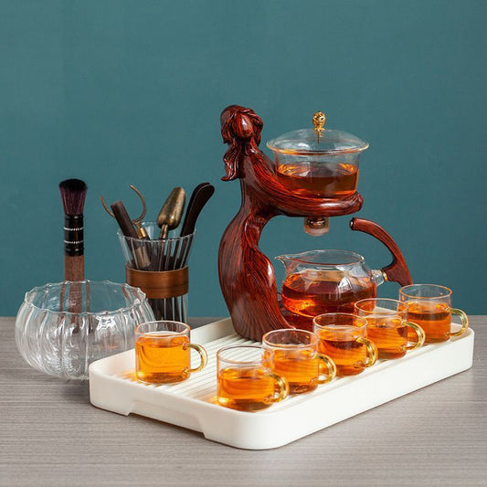 Maid Semi-automatic tea service Tea making Kung-Fu teapot 