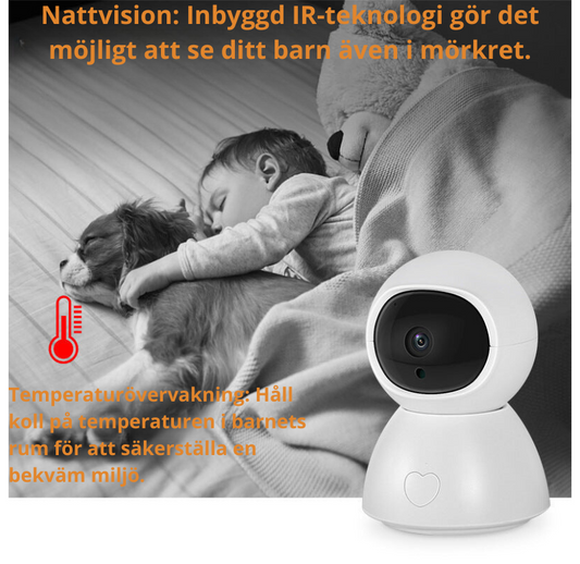 Babymonitor med Övervakningskamera