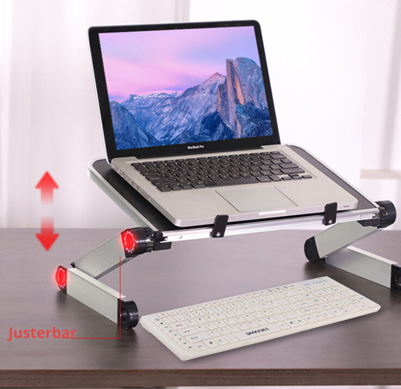 Collapsible laptop stand and tablet holder 