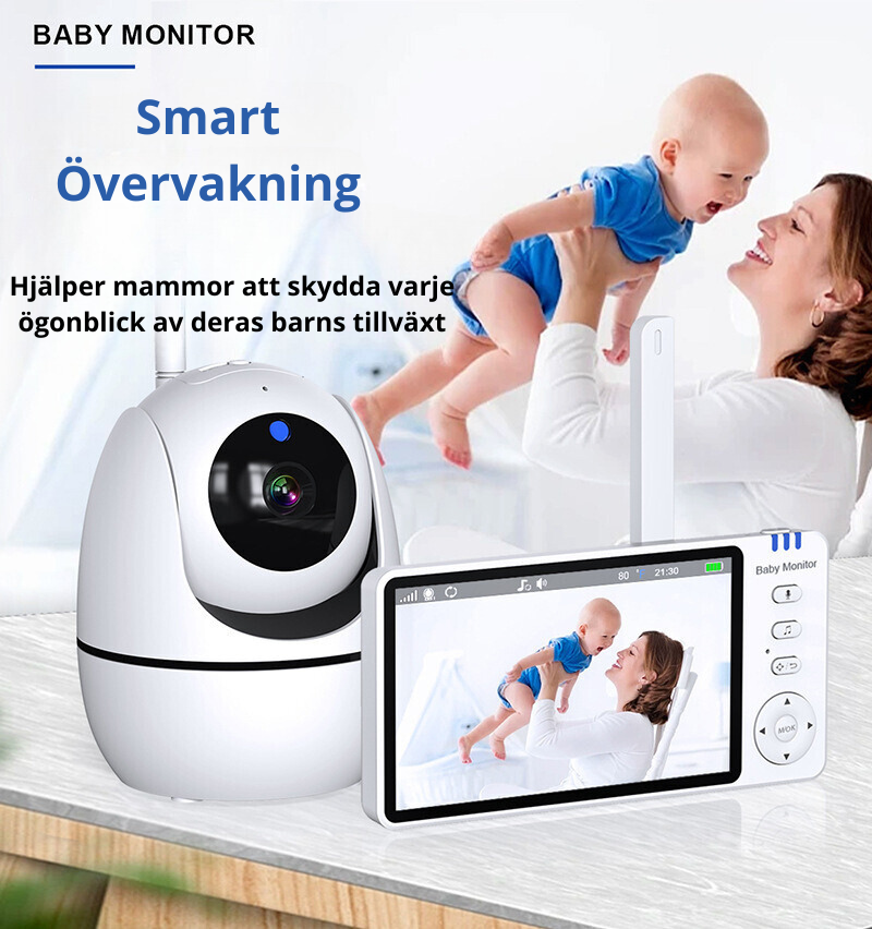 European design Baby Monitor with feeding alarm