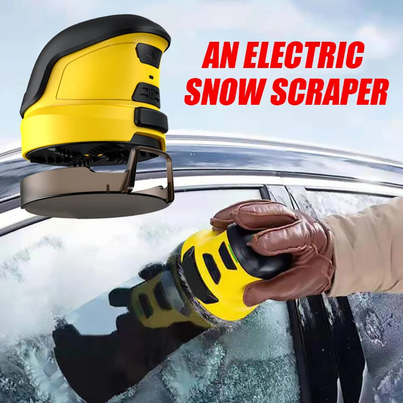 Cordless electric ice scraper/snow scraper with long battery life 