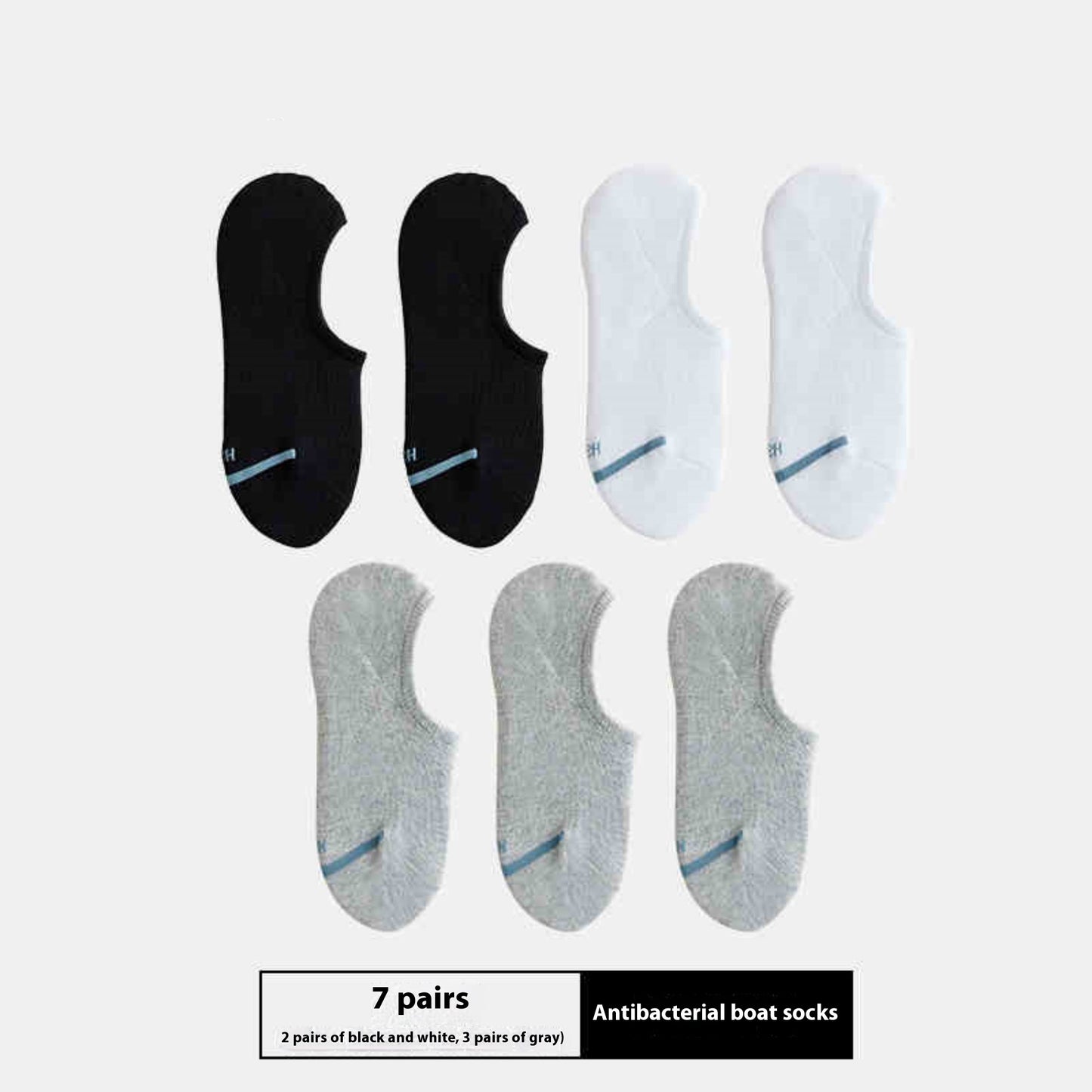 Short breathable socks for men