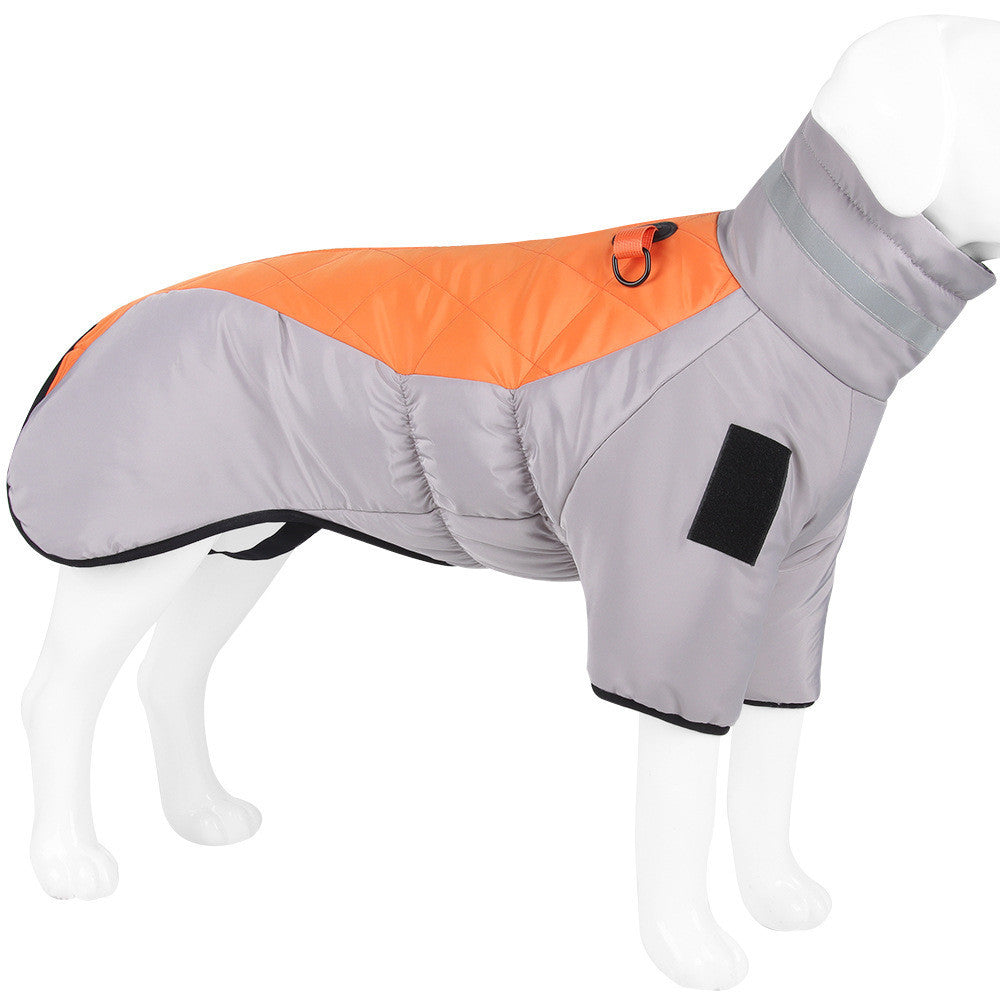 New dog clothes thickened with reflective heat accessories for pets