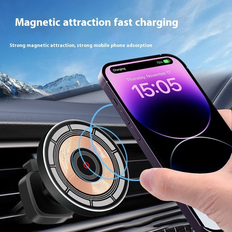 Magnetic wireless car charger