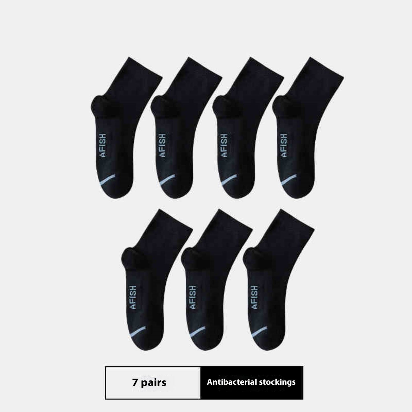 Short breathable socks for men